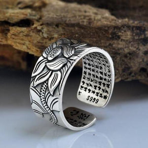 Lotus Silver Ring